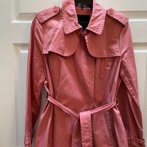 Talbots Pink Trench Coat